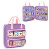 Carrying Case Compatible with Little Tikes Story Dream Machine Books, Hold Up to 8 Characters and 24 Books, Toy Storage Bag for Storybook, Character Collection, Purple, Bag Only, Patented Design view 1