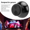 2Pcs Joystick Caps Thumbsticks for Controller, Aluminum Alloy Metal Analog Thumb Grip Stick, Replacement Analog Stick Joystick for Controller (Black) view 2