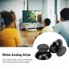 2Pcs Joystick Caps Thumbsticks for Controller, Aluminum Alloy Metal Analog Thumb Grip Stick, Replacement Analog Stick Joystick for Controller (Black) view 3