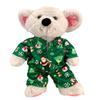 Plush Gear Santa & Snowmen PJ's  Fits Most 6"-10" Soft Toy Holiday Pajamas Stuffed Animals Clothes Teddy Bears, Festive Outfit Ideal Dress-Up & Gifting view 3