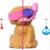 Barbie Puppy Pool Party Playset with Doll, Dog House and Slide, Heart Shaped Pool, Two Dog Figures, Six Accessories and Color Change, JBF35 view 3