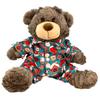 Plush Gear Gingerbread Pajamas Outfit with Hat for 6-10 inch Plush Stuffed Animals | Holiday Christmas PJs Clothes Accessories for Teddy Bears, Dolls, Plush Toys view 3