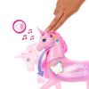 Barbie Unicorn with Sparkling Lights, toy with 20 interactive combinations of light, sound and music, press buttons and stroke the head to play, JCP78 view 4