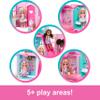 Barbie Chelsea Toy Dollhouse with 15+ Accessories, Pop-Up House Expands to 17+ x 13+ inches with 5 Play Areas & Slide, Includes Small Doll & Pet Dog view 2