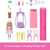 Barbie Chelsea Toy Dollhouse with 15+ Accessories, Pop-Up House Expands to 17+ x 13+ inches with 5 Play Areas & Slide, Includes Small Doll & Pet Dog view 3
