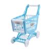 JunZheHub Children's Grocery Cart Playset for Supermarket Role Play Gift, Blue view 1