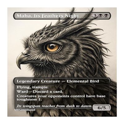 4x | Maha, Its Feathers Night | Anime | Full Art | Foil or Non-Foil (Foil)