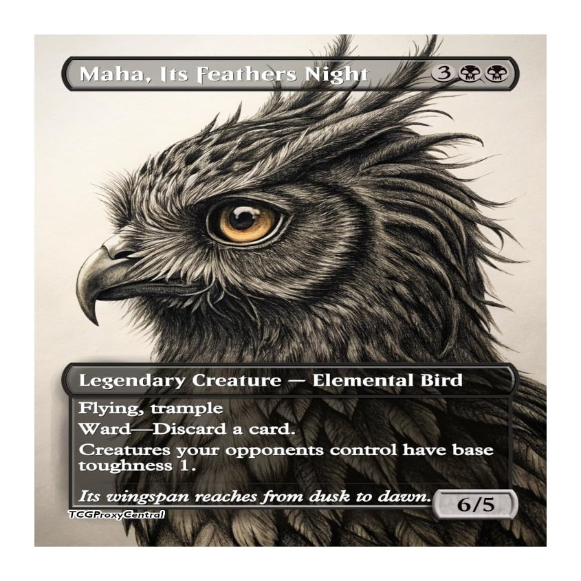 4x | Maha, Its Feathers Night | Anime | Full Art | Foil or Non-Foil (Foil)