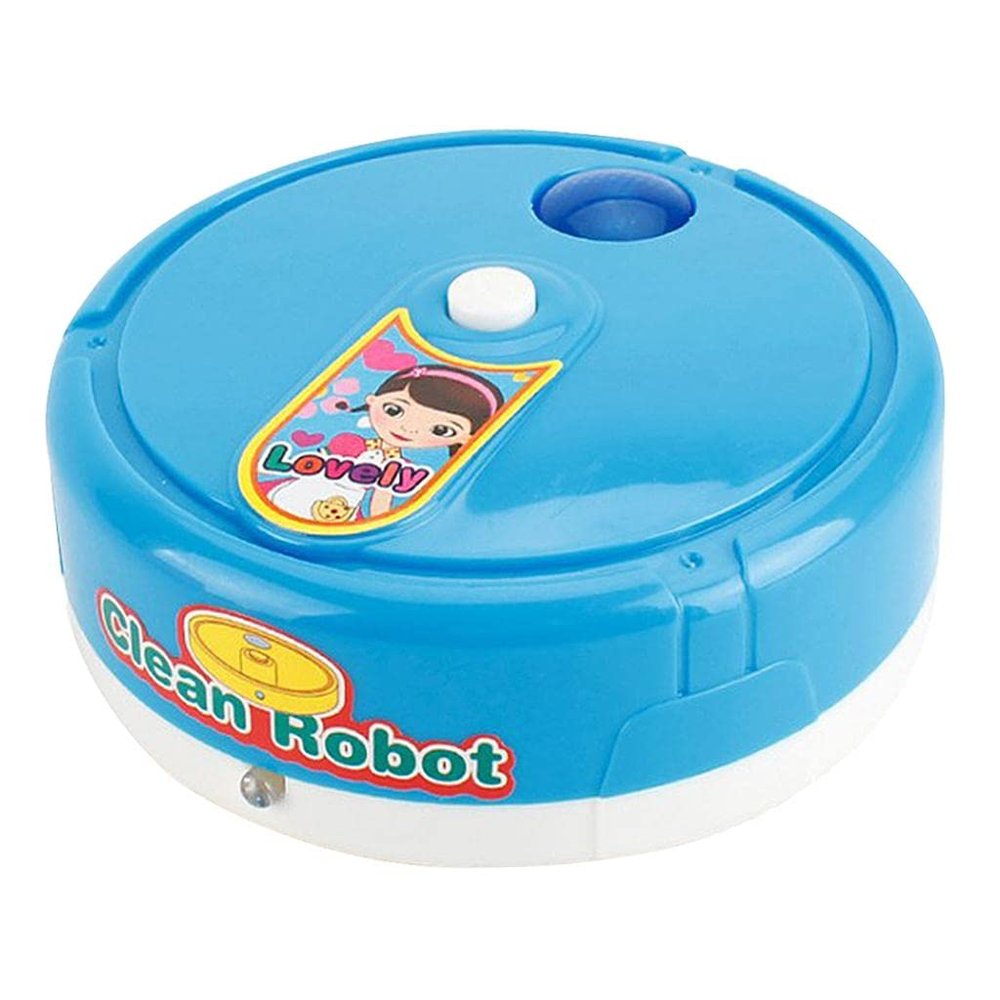 Children's Vacuum Cleaner Toy with Light and Sound Effects - Educational Gift Idea, Blue