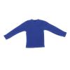 1/12 Scale Navy Long Sleeve T Shirt, Miniature Doll Clothing for 6 Centimeter Male Female Action Figure Accessory, Unisex Cloth Outfit, Simple wear Up Costume view 1