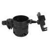 ZJchao Stroller Cup Holder 360 Rotation Dual Groove Bottle Drink Holder Scooter Bike (Black) view 2