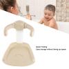Baby Hug Bath Tower Thickened PP 5 Gears Adjustable Height Toddler Shower Stand Khaki view 4