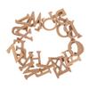 Gogogmee 1set Small Wooden Alphabet Letters Set for Diy Crafts Home Decor Unfinished Letters for Showers Photography Props and Custom Decorations view 1