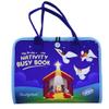 Nativity Pray and Play Quiet Felt Busy Book  Interactive Christian Christmas Activity and Catholic Mass Toy for Children and Preschoolers | Brother Francis & Saintly Heart view 1