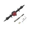 CoudarTitie RC Vehicle Axle with Drive Shaft Replacement Upgrade RC Car Accessory RC Car Part for MN82 1/12 Scale RC Hobby Car DIY Accs, Black Rear axle view 1