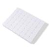 50 pcs 16mm Blank Board Game Dice - White Cubes - DIY Board Game Accessories, Ideal for Sorting, Counting, Classrooms, Replacement Pieces with Storage Bag view 1