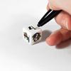 50 pcs 16mm Blank Board Game Dice - White Cubes - DIY Board Game Accessories, Ideal for Sorting, Counting, Classrooms, Replacement Pieces with Storage Bag view 3