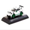 1/64 Tarmac Works & Minichamps 911 (992) GT3 RS (White with Green Wheels) Car Model - T64MC-005-WG view 1