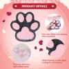 1pcs Cat Paw Squishy Toys,5.5 in Big Cute Kawaii fufu Squishies,Sticky Squeeze Cat Paw Fur Ball,Super Soft Stress Relief Funny Fidget Toys Novelty Things Suitable for Adults Kids view 2
