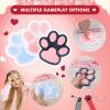 1pcs Cat Paw Squishy Toys,5.5 in Big Cute Kawaii fufu Squishies,Sticky Squeeze Cat Paw Fur Ball,Super Soft Stress Relief Funny Fidget Toys Novelty Things Suitable for Adults Kids view 4