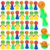 Nbguigdstr 48Pcs Jumping Spring Rockets Launchers Fidget Emoticon Popper Toys for Kids Party Favors,Valentine Day Birthday Return Gifts,Goodie Bags Pinata Stuffers,Classroom Treasure Box Prizes Bulk view 1