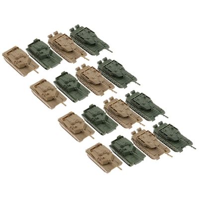 Luwecf Set of 16 Rotatable Tank :144 Scale for Display