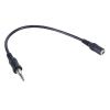 Shurhome Sound Transfer Cable 20cm Cable 3.5mm Female Plug Connector Portable Sound Cable for Handheld Radio Model view 1