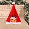 12Pcs Adult Size Santa Hat With White Belt Festival Santa Hat Christmas Party Decoration Stylish Party Supplies view 3