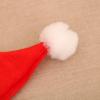 12Pcs Adult Size Santa Hat With White Belt Festival Santa Hat Christmas Party Decoration Stylish Party Supplies view 4