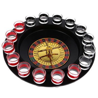 FytStycale Novelty Drinking Roulette Set Glass for Party Game 2-8 Players