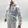 1/6 Scale Clothing Set for Action Figures, Shirt and Jacket Combo, White view 2