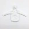 1/6 Scale Clothing Set for Action Figures, Shirt and Jacket Combo, White view 3