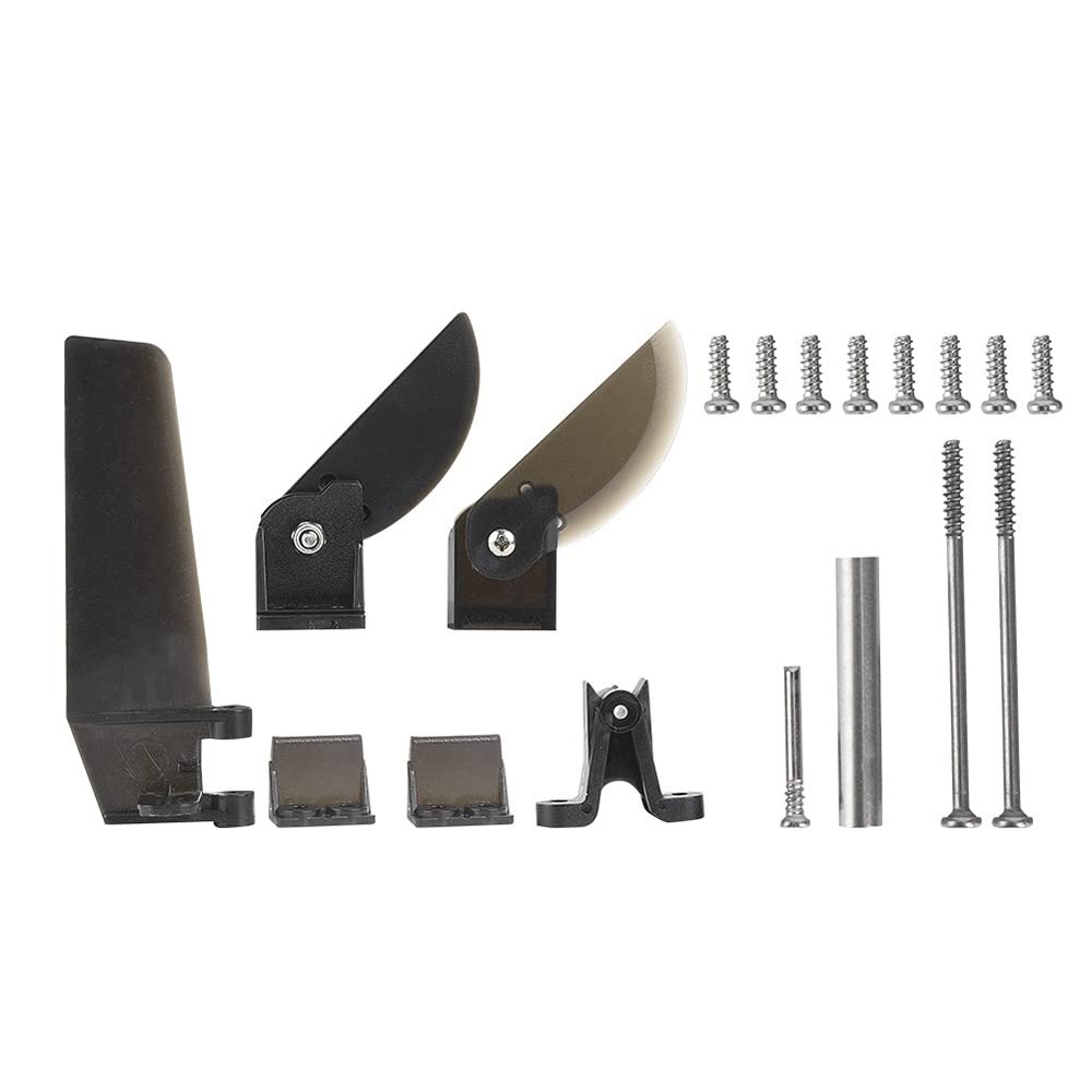 Alomejor RC Boat Turn Fin Parts Tail Rudder Accessory for FT112 Steering Tail Rudder Accessory, Plastic Metal Tail Rudder Replacement Parts Steering Tail Rudder PartsHiking Daypacks