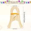 10 Pcs Wooden Game Clips Set for Fort Building and Play - Kids School Playground Building Games Silk Clips view 2