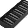Chips Tray for 100 Pieces, Stackable Container for Card Games, Black No Lid view 2