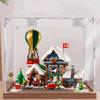 Acrylic Display Box for 10339 Santa's Post Office Model, Assembled Dustproof Display Box,Storage Box (Display Box Only) (2mm) view 2