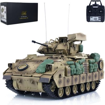 TOUCAN RC HOBBY US in Stock Tongde 1/16 RC Tanks M2A2 Bradley Infrared Barrel Recoil Electric Toy Model No BB Shooting Function