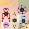 12pcs Transformable Fidget Spinners Children's Advanced Fidget Toys for Stress Relief Ideal Fidget Spinners for Sensory Toys for Boys and Girls with AutismParty Favors view 2