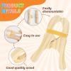 HSLCGF 12 Pcs Wooden Play Clips,Montessori & Waldorf Fort Building Kit,Suitable for Kindergarten,Home,School for Develop Hands-on Skills,Develop Imagination and Creativity(Wooden 12Pcs) view 3