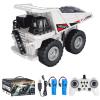 Hylukon Remote Control Dump Truck, 2.4Ghz 11 Channel RC Construction Vehicle Toy with Lights Music, Electric Transport Garbage Truck Toys for Teen Birthday Gift view 1