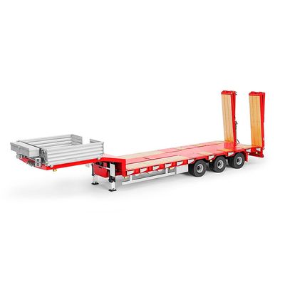 TOUCAN RC HOBBY LESU 1/14 Hydraulic Lifting Tailboard Metal Trailer for RC Tractor Truck Lorry