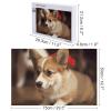 1000 PCS Jigsaw Puzzles Cute Corgi Wooden Puzzle Personalized Picture Puzzle Family Decoration Puzzles for Adults Challenging Puzzle Family Wedding Graduation Present view 2