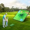 BaiYuan Portable Golf Chipping Game Set for Dads & Junior Golfers - Indoor, Outdoor Backyard & Lawn Fun with 24 Sticky Balls, Putting Mat, 2 Putter & Carry Bag - Easy Setup Family Golf Gifts view 2