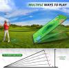 BaiYuan Portable Golf Chipping Game Set for Dads & Junior Golfers - Indoor, Outdoor Backyard & Lawn Fun with 24 Sticky Balls, Putting Mat, 2 Putter & Carry Bag - Easy Setup Family Golf Gifts view 3