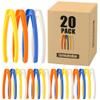20 PCS Sensory Bin Tools Toddler Plastic Tweezers Fine Motor Toys Experiments Toy Plastic Tweezers for Kids (20) view 1