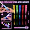 30PCS Fiber Optic Wand Glow Sticks, LED Light Up Wand, Glow in the Dark Party Supplies, Light Up Party Favors, Fiber Optic Lights, Glow Flashing Light Sticks for Neon Party Decorations, Chirstmas view 4