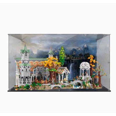 Acrylic Display Box for 10316 The Valley of The Shadow Model, Assembled Dustproof Display Box,Storage Box (Display Box Only)