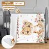 Terwex Custom Baby Crib Bedding Set, 3 Pcs Personalized Nursery Bedding Set with Name, Soft Baby Bedding Crib Sets with Blanket - Toddler Crib Sets for Girls Boys, Infant Newborn Gifts, Pink Leopard view 3