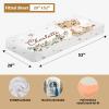Terwex Custom Baby Crib Bedding Set, 3 Pcs Personalized Nursery Bedding Set with Name, Soft Baby Bedding Crib Sets with Blanket - Toddler Crib Sets for Girls Boys, Infant Newborn Gifts, Pink Leopard view 4