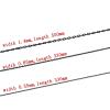 1pcs Remote Control Boat Parts 1:200/1:350/1:700 Alloy Metal Parts 0.55/0.85/1.4mm Length 300/500mm Chain Lock Chain(1.4MMx500MM) view 4